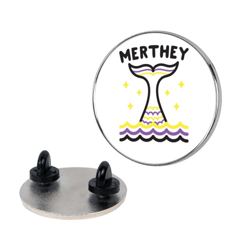 Merthey (Non-Binary Mermaid) Pin