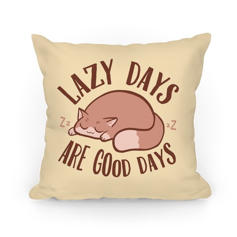 Celebrate Lazy Day with comfy pillows