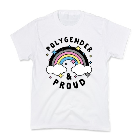 Polygender And Proud Kids T-Shirt