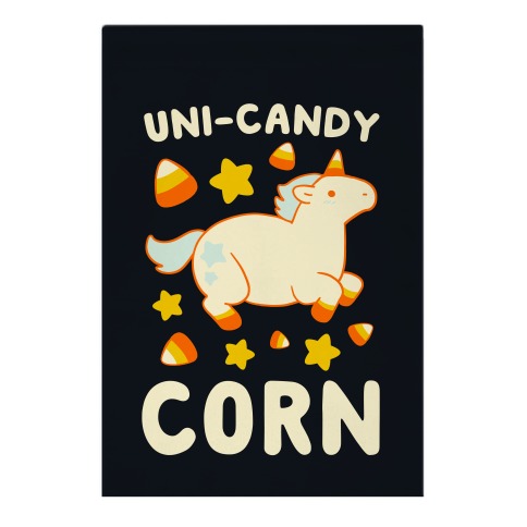 Uni-Candy Corn Garden Flag