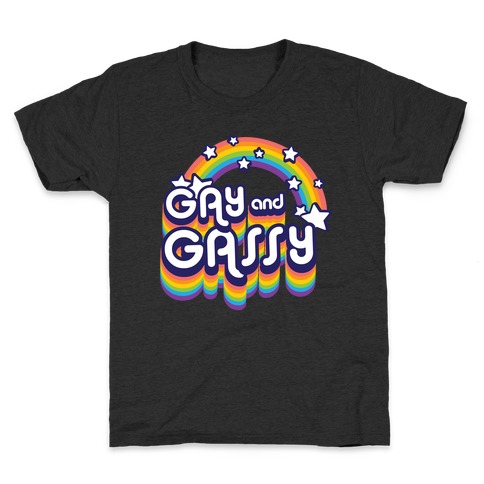 Gay and Gassy Rainbow Kids T-Shirt