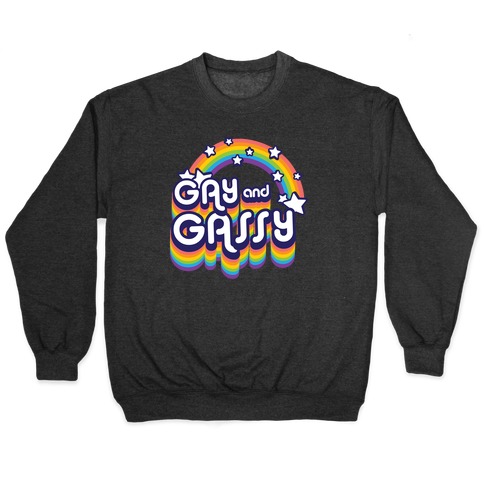 Gay and Gassy Rainbow Pullover