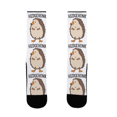 Hedgehonk (Hedgehog Goose) Sock