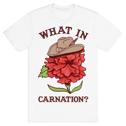 What In Carnation? Die Cut Sticker | LookHUMAN