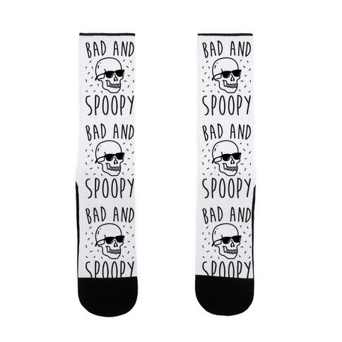 Bad And Spoopy Sock