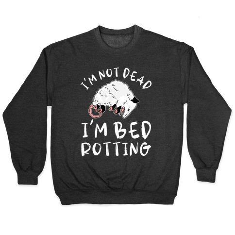 I'm Not Dead I'm Bed Rotting (Possom) Pullover