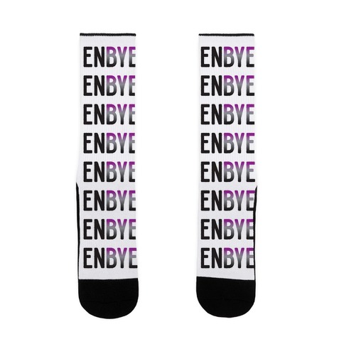 Enbye Asexual Non-binary Sock