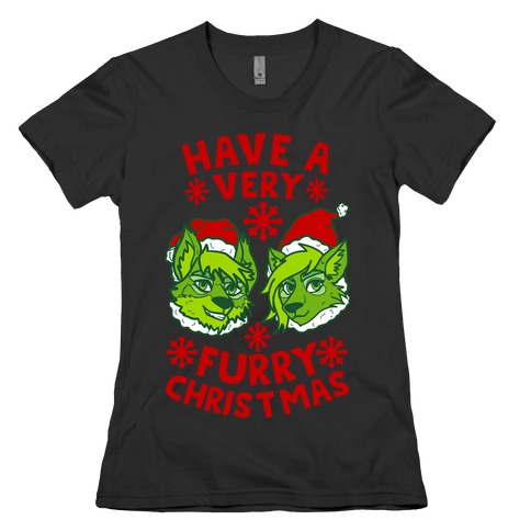 Have A Very Furry Christmas Womens T-Shirt