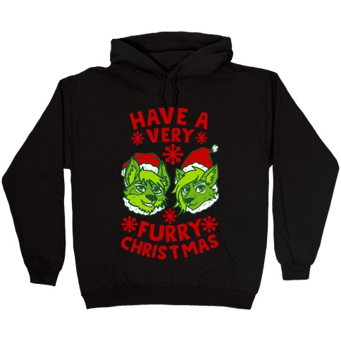 Have A Very Furry Christmas Hooded Sweatshirt
