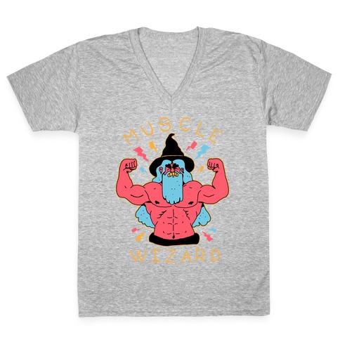Muscle Wizard V-Neck Tee Shirt