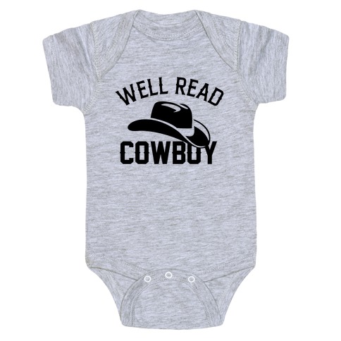Well Read Cowboy Baby One-Piece