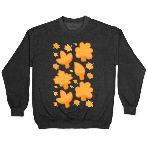 Fall Leaves Chicken Nugget Shapes Pullover