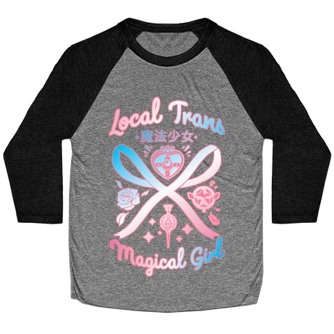Local Trans Magical Girl Baseball Tee