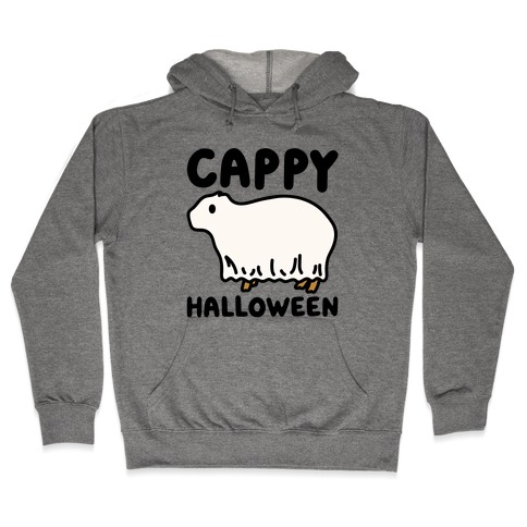 Cappy Halloween Capybara Parody Hooded Sweatshirt