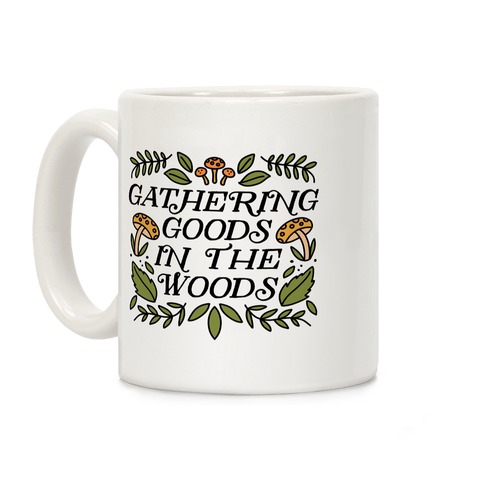 Gathering Goods In The Woods Coffee Mug