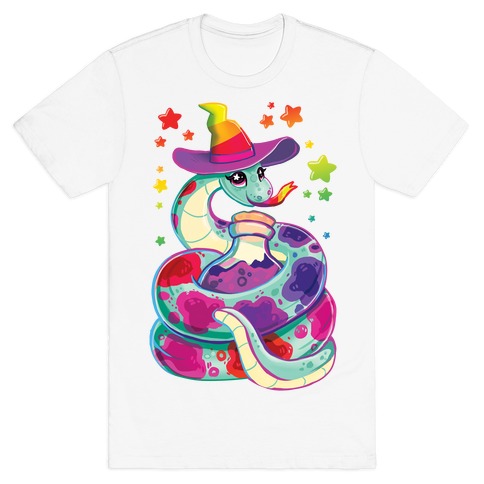 90's Rainbow Snake Witch T-Shirt