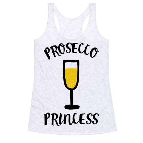 Prosecco Princess Racerback Tank Top