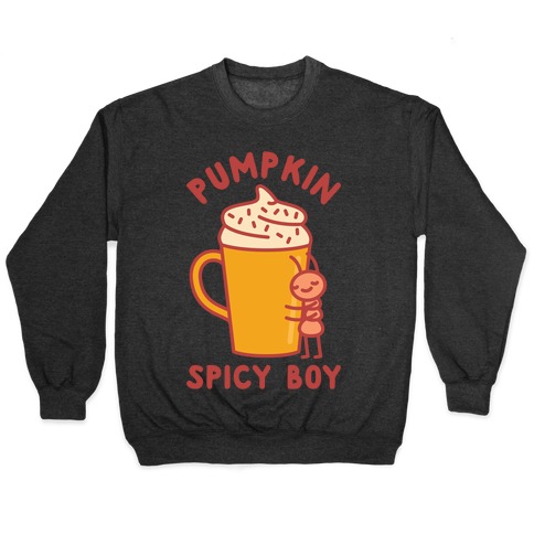 Pumpkin Spicy Boy wht Pullover