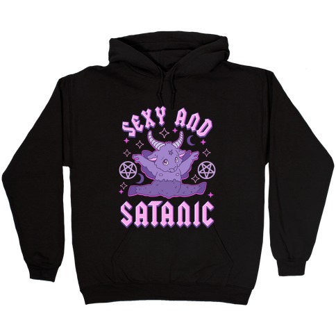 Sexy and Satanic Baphomet Hooded Sweatshirt