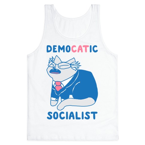 DemoCATic Socialist Tank Top