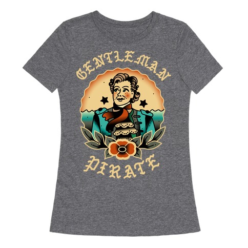 Gentleman Pirate Sailor Jerry Tattoo Womens T-Shirt