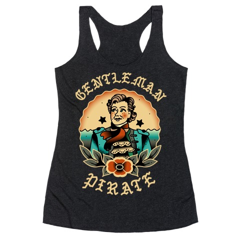 Gentleman Pirate Sailor Jerry Tattoo Racerback Tank Top