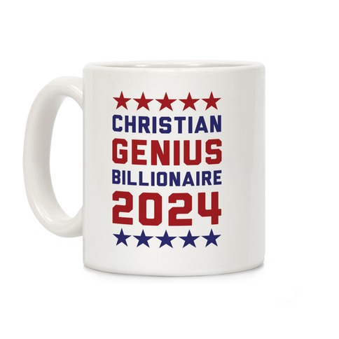 Christian Genius Billionaire 2024 Coffee Mug