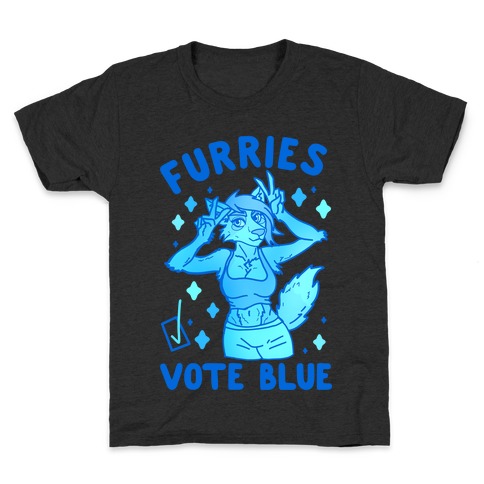 Furries Vote Blue Kids T-Shirt