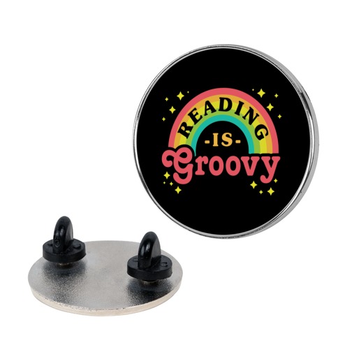 Reading is Groovy Pin