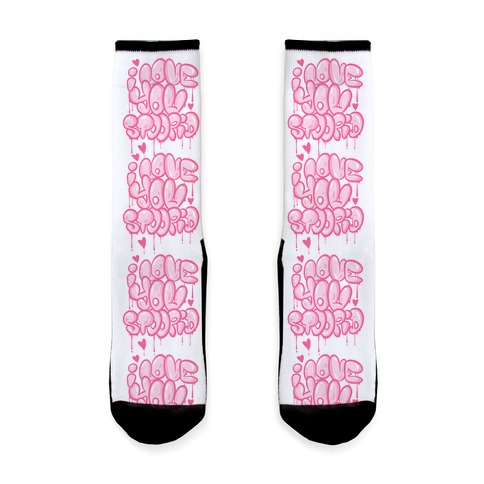 I Love You Stoopid Sock