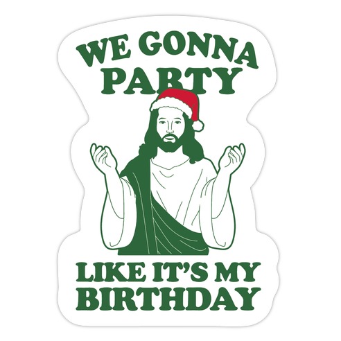 Happy Birthday Jesus Stickers