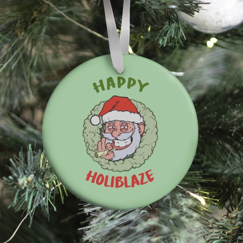 Happy Holiblaze Ornament