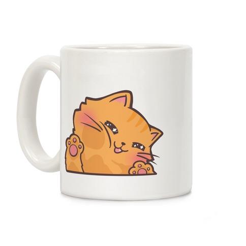 Kawaii Squish Cat Coffee Mug