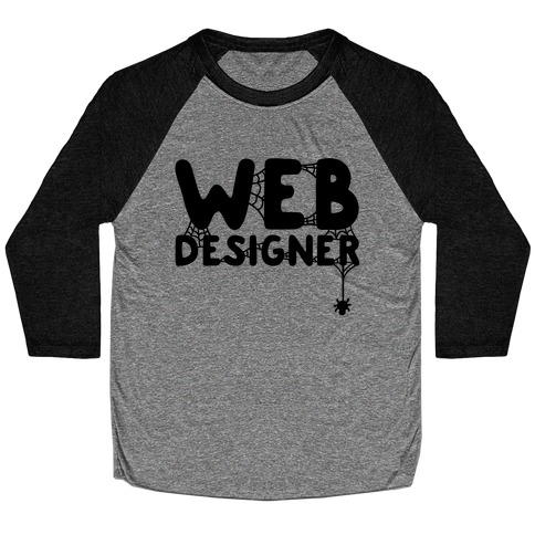 Web Designer Baseball Tee