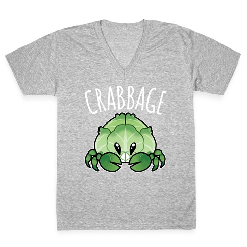 Crabbage V-Neck Tee Shirt