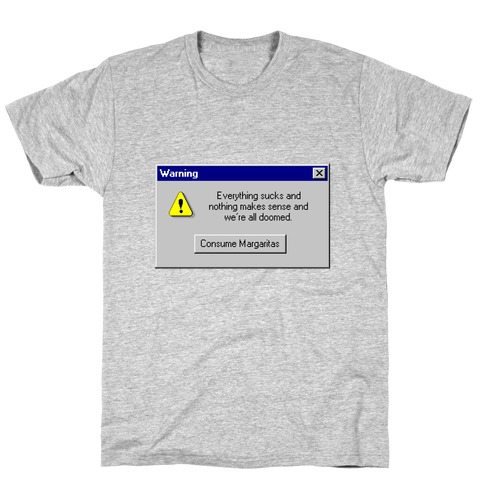 Windows 95 Consume Margaritas T-Shirt