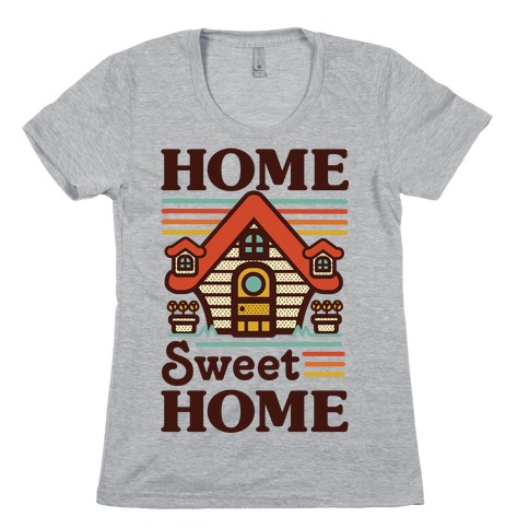 Home Sweet Home Animal Crossing Womens T-Shirt