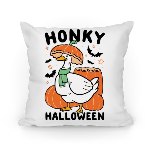 Honky Halloween Pillow