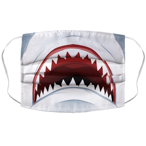 Shark Mouth Accordion Face Mask