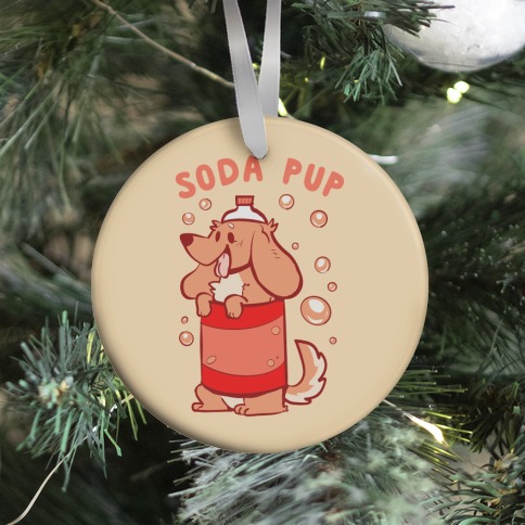Soda Pup Ornament