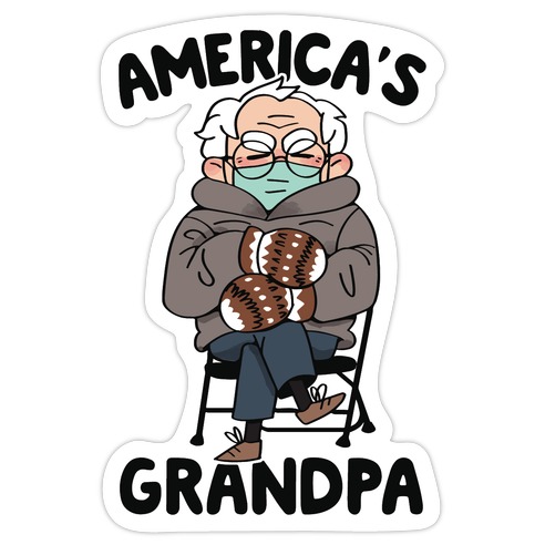 America's Grandpa Die Cut Sticker
