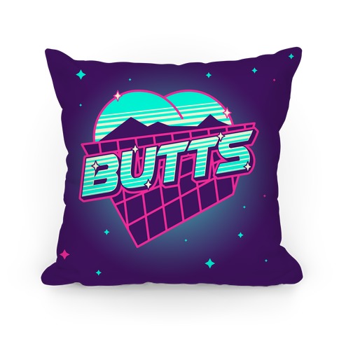Retro Butts Pillow
