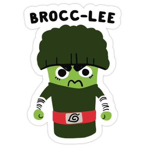 Brocc-Lee - Rock Lee Die Cut Sticker