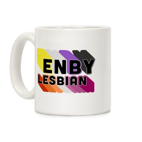 Enby Lesbian Coffee Mug
