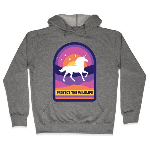 Protect The Wildlife (Unicorn) Hooded Sweatshirt
