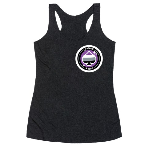 Asexual Pride Patch Racerback Tank Top