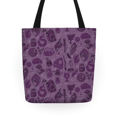 Witchy Pattern Tote
