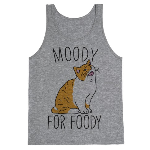 Moody For Foody Cat Tank Top