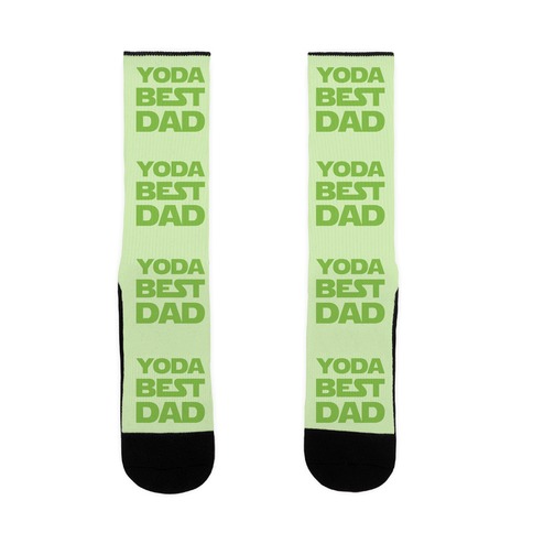 Yoda Best Dad Parody Sock