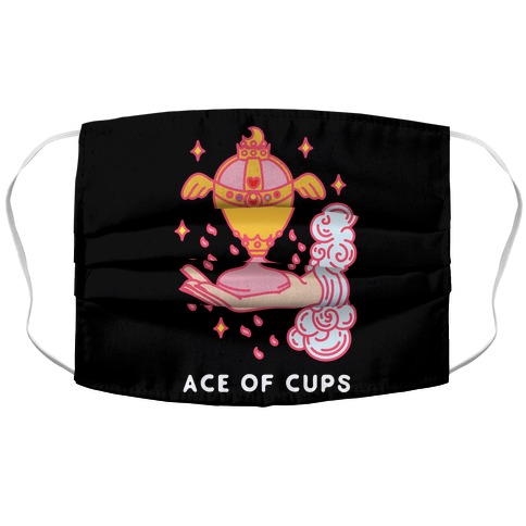Ace of Cups Holy Grail Accordion Face Mask